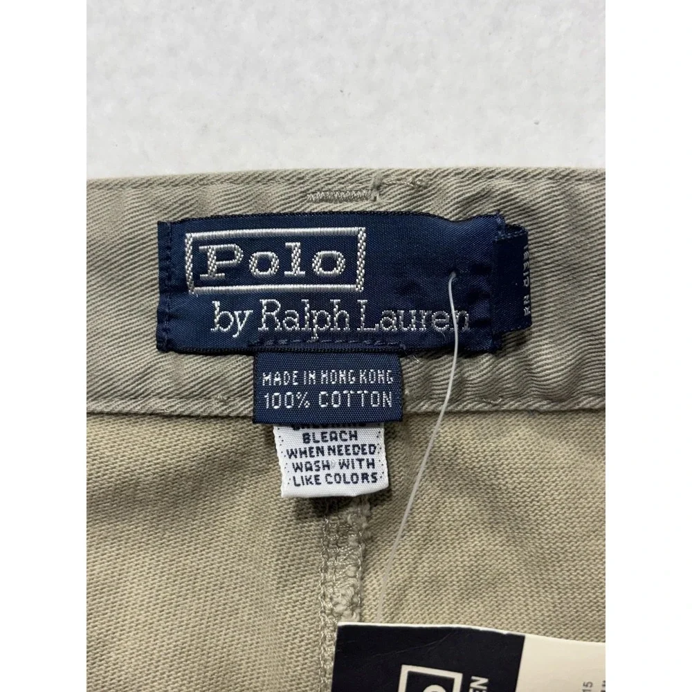 Polo Ralph Lauren Chino Pants Mens 42x30 Beige Regular Fit Cotton Casual Work